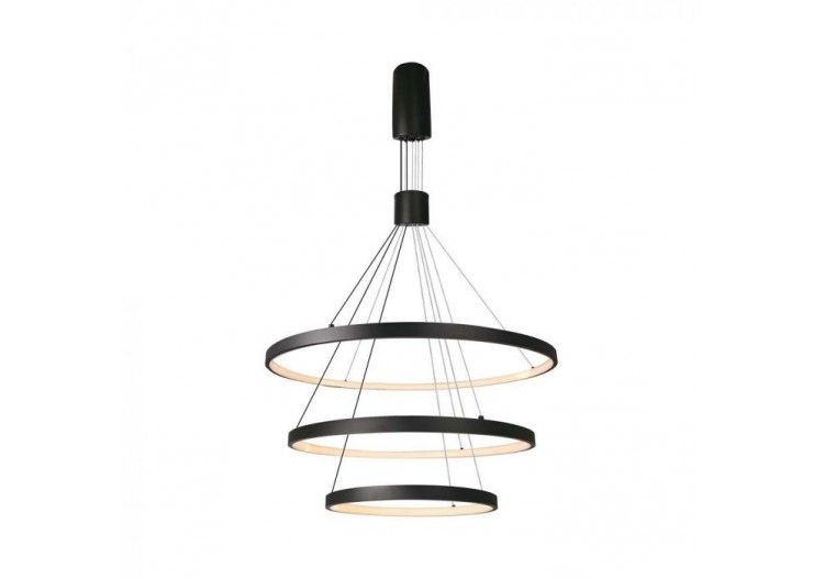 Vt-7924 ​​46w suspension décorative led l:40xw:60xd:80xh150cm corps noir 3000k- 15345 - V-tac