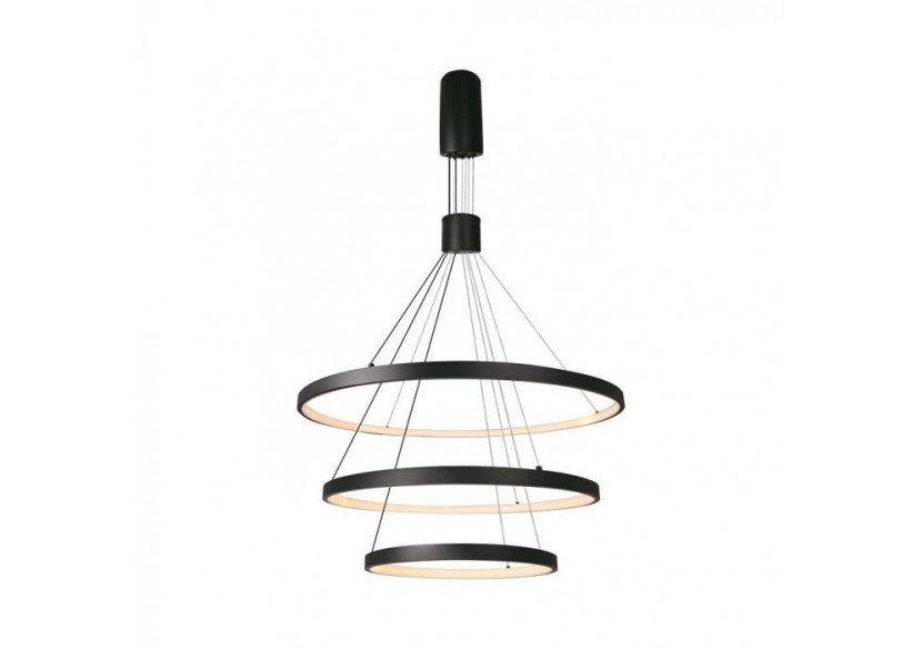 Vt-7924 ​​46w suspension décorative led l:40xw:60xd:80xh150cm corps noir 3000k- 15345 - V-tac