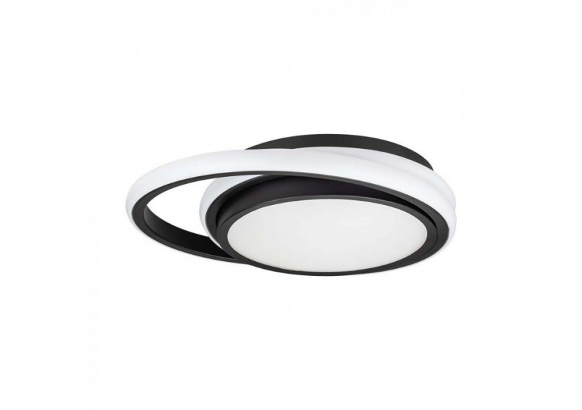 Vt-7783 24w led lampe design 4000k noir double rd- 6994 - V-tac