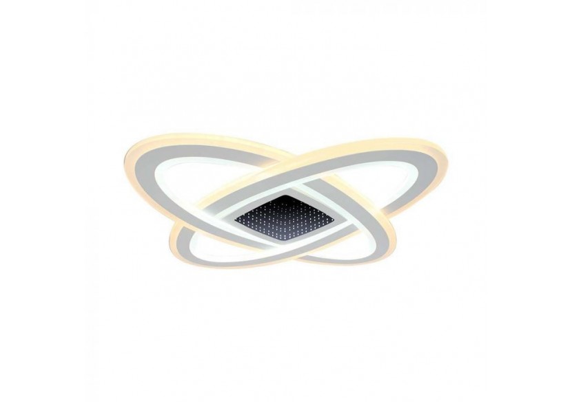 Vt-7962 130w led plafonnier décoratif intelligent 50x50x5cm 3in1 dimmable + télécommande- 15360 - V-tac