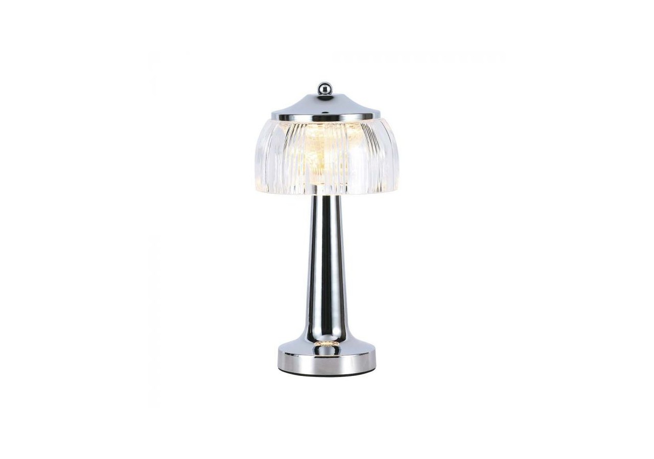 Vt-1048 lampe de table led batterie 1800mah 13.5x26.5cm 3en1 corps chromé- 7939 - V-tac