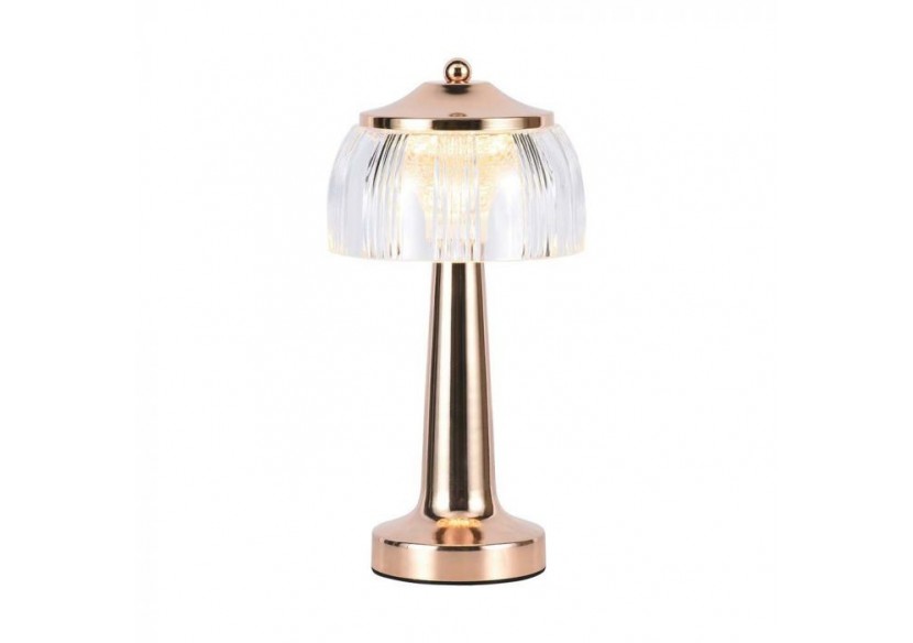 Vt-1048 lampe de table led 1800mah batterie 13.5x26.5cm 3in1 corps doré français- 7938 - V-tac