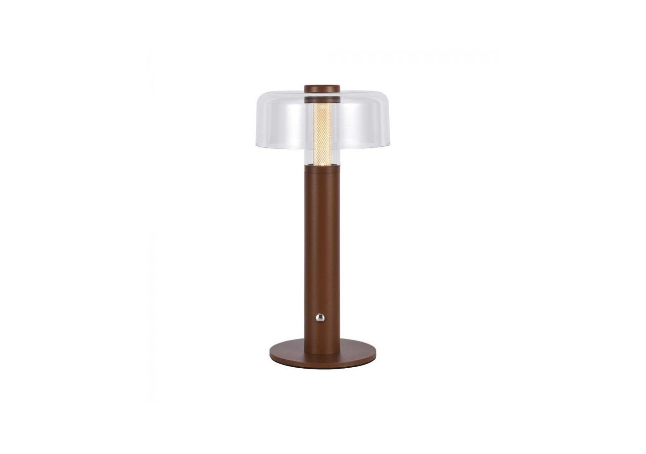 Vt-1049 lampe de table led-1800mah batterie d:150x300 3000k corps brun sable- 7945 - V-tac