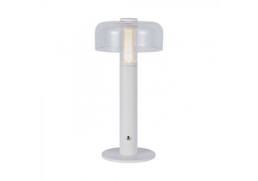 Vt-1049 lampe de table led batterie 1800mah d:150x300 3000k corps blanc- 7941 - V-tac