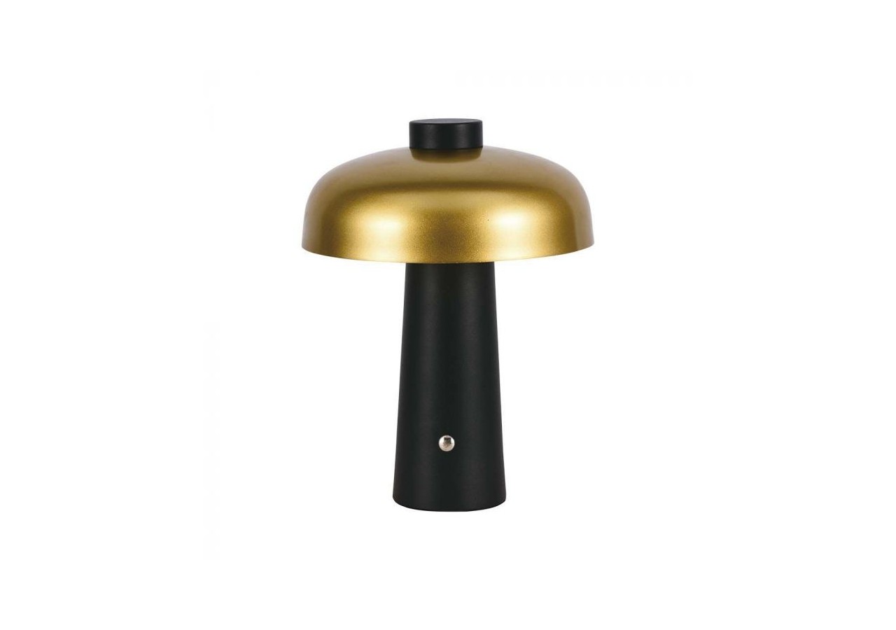 Vt-1050 lampe de table led-1800mah batterie d:300x390 3in1 or + corps noir- 7946 - V-tac