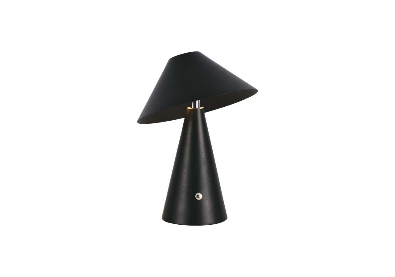 Vt-1051 lampe de table led 1800mah batterie d:180x240 3in1 corps noir- 7947 - V-tac