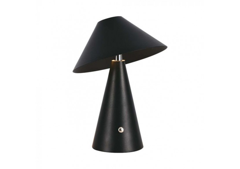 Vt-1051 lampe de table led 1800mah batterie d:180x240 3in1 corps noir- 7947 - V-tac
