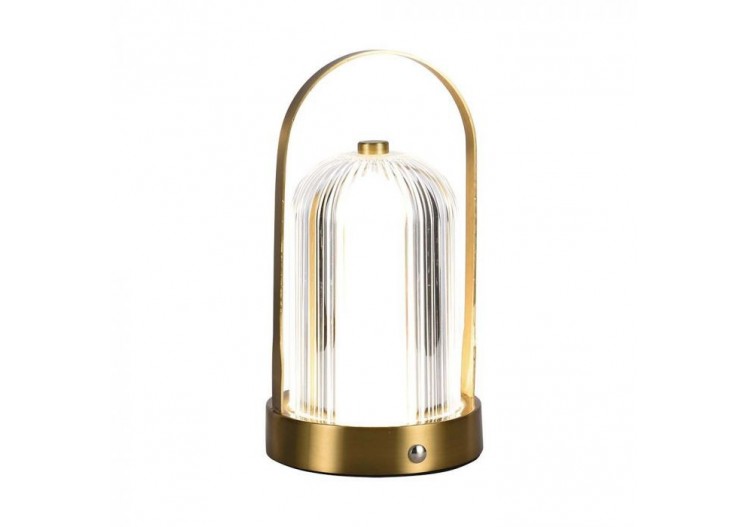 Vt-1057 lampe de table led 1800mah batterie l:120x190 3in1 corps doré français- 7989 - V-tac