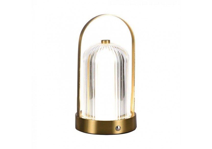 Vt-1057 lampe de table led 1800mah batterie l:120x190 3in1 corps doré français- 7989 - V-tac
