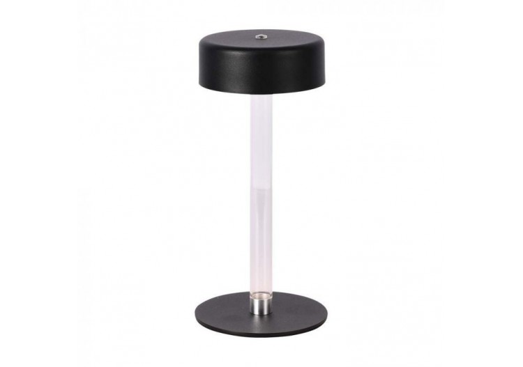 Vt-7567 lampe de table led 3w d120x255 3in1 noir+transparent pilier central- 10570 - V-tac