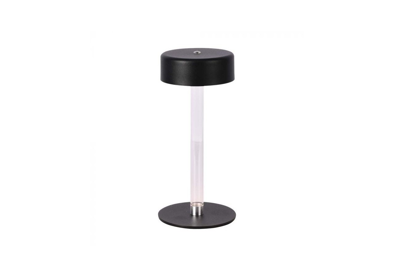 Vt-7567 lampe de table led 3w d120x255 3in1 noir+transparent pilier central- 10570 - V-tac
