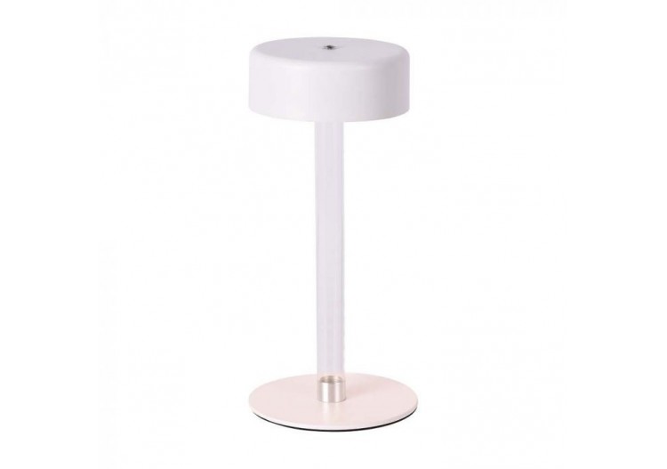 Vt-7567 lampe de table led 3w d120x255 3in1 blanc+transparent pilier central- 10571 - V-tac