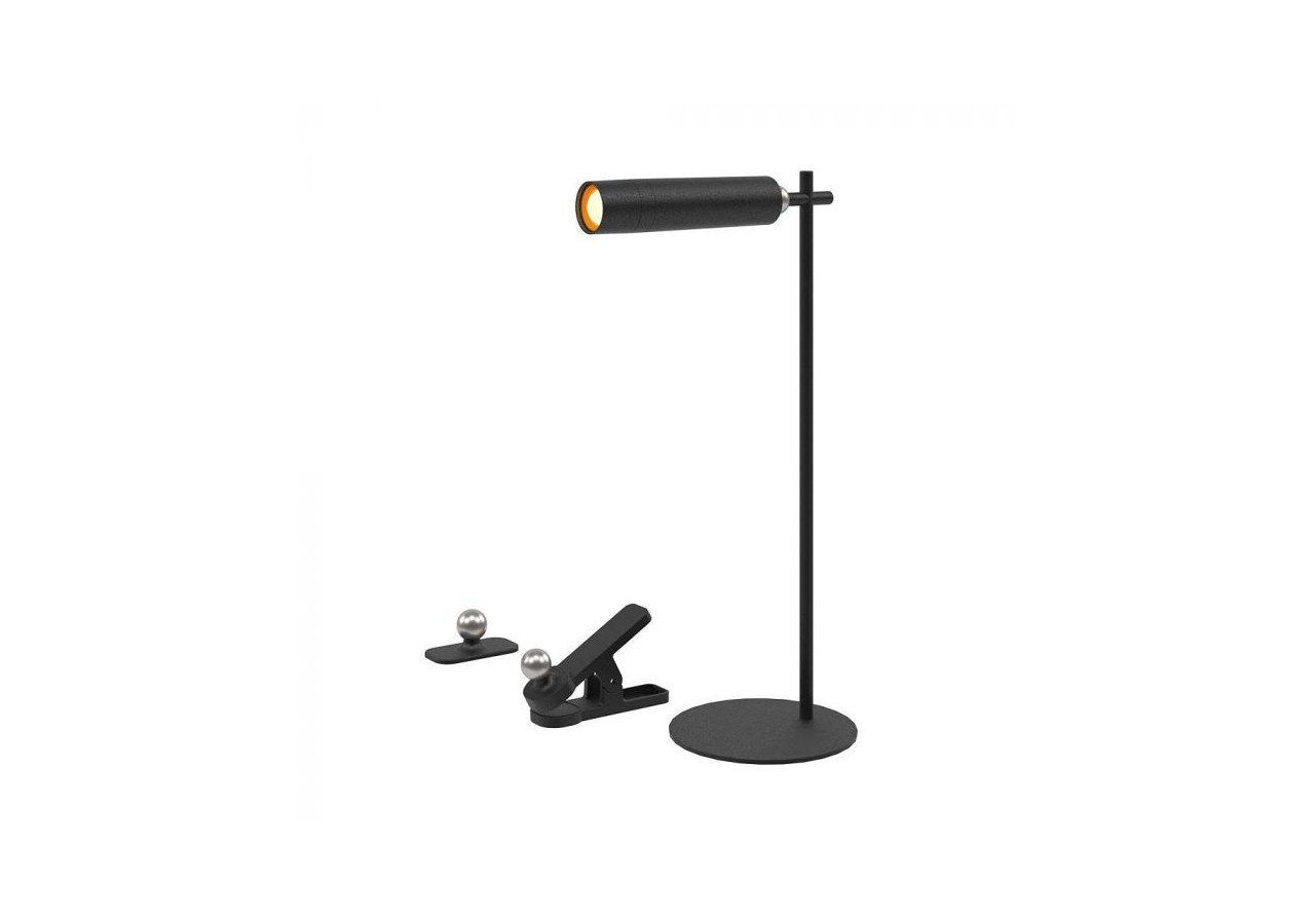 Vt-7413 lampe de table magnétique led 3w 4000k corps noir- 23042 - V-tac