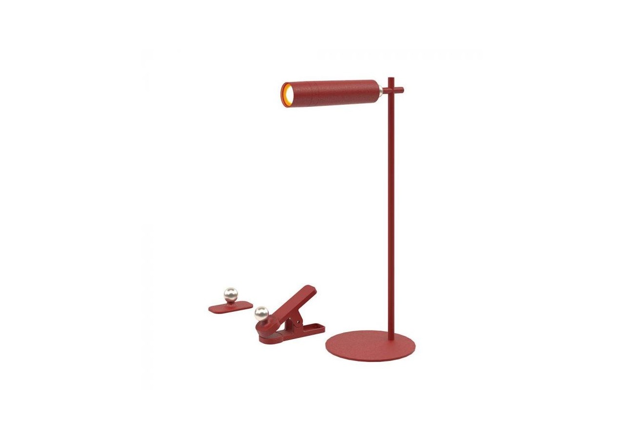 Vt-7413 lampe de table magnétique led 3w 4000k corps rouge- 23043 - V-tac