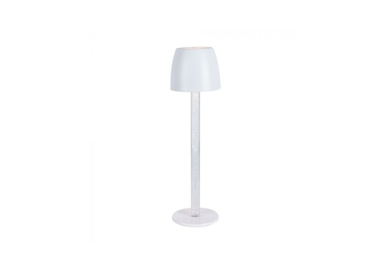 Vt-7576 3w lampe de table led tactile dimmable pôle transparent 3000k corps blanc- 23094 - V-tac