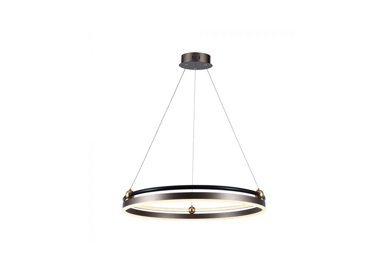 Vt-7579 30w led lampe suspendue anneau unique 3000k corps de café- 23097 - V-tac