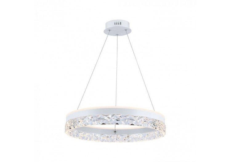 Lampe suspendue LED Vt-7581 25w, anneau unique, corps blanc 3000k- 23099 - V-tac