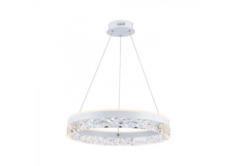 Lampe suspendue LED Vt-7581 25w, anneau unique, corps blanc 3000k- 23099 - V-tac