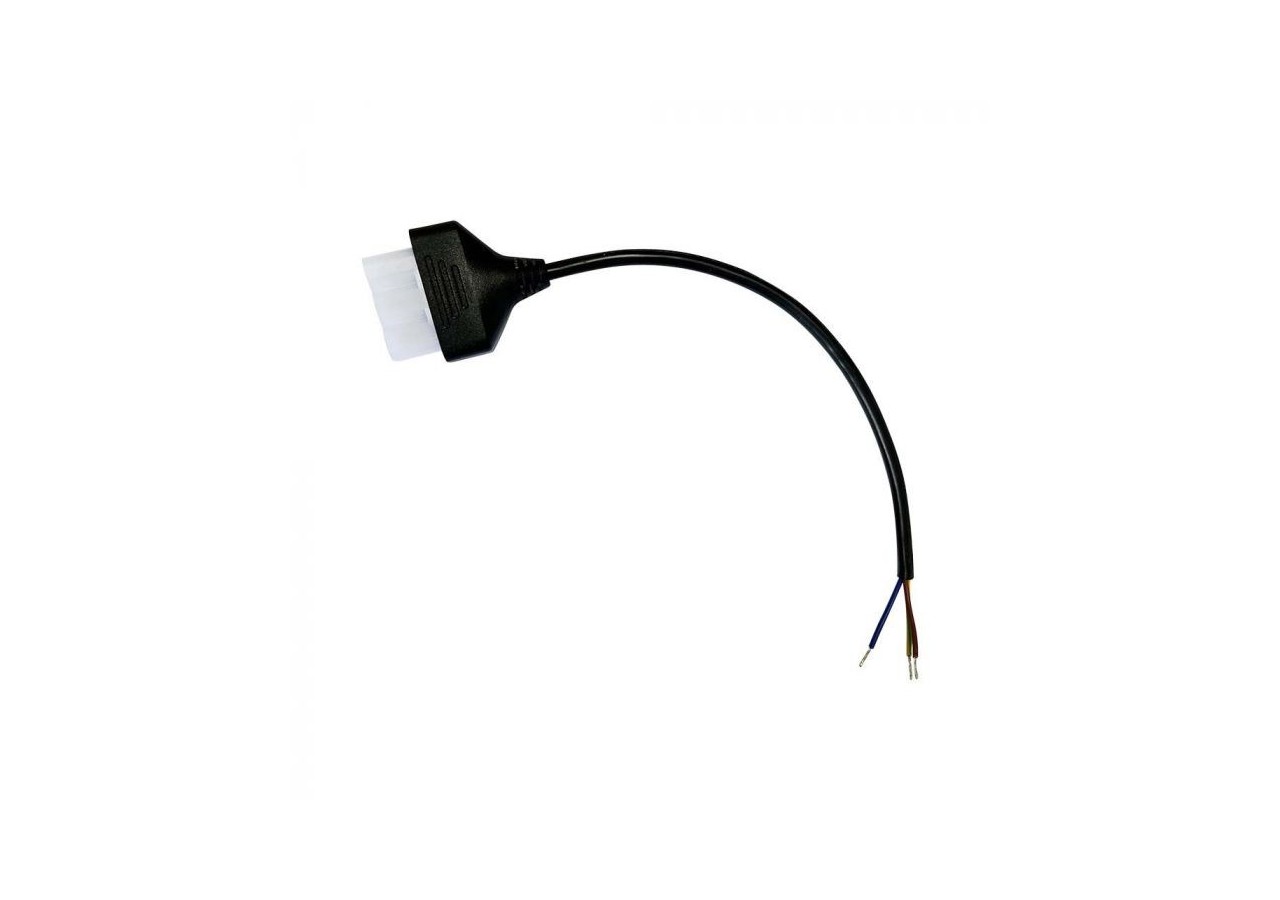 Câble d'alimentation noir 0,3 m, 3x0,75 mmâ².- 10177 - V-tac