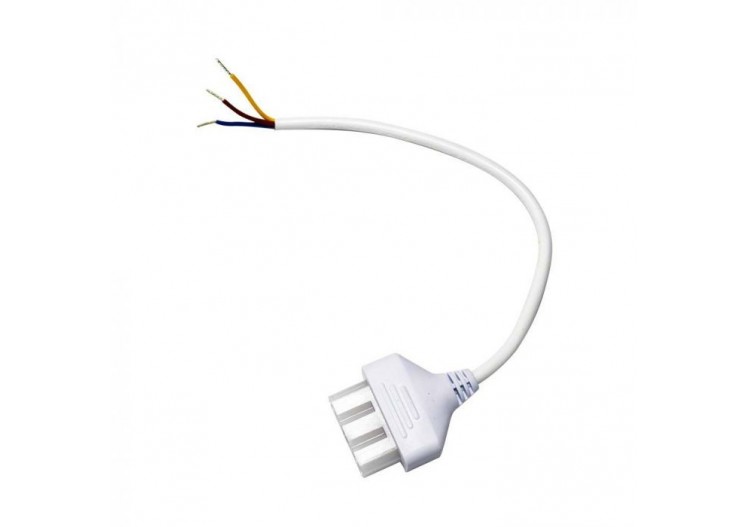 Câble d'alimentation blanc 0,3 m, 3x0,75 mmâ²- 10179 - V-tac