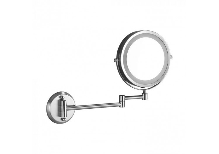 Vt-7571 3w led miroir lumière murale 4xaa batterie nickel- 6628 - V-tac