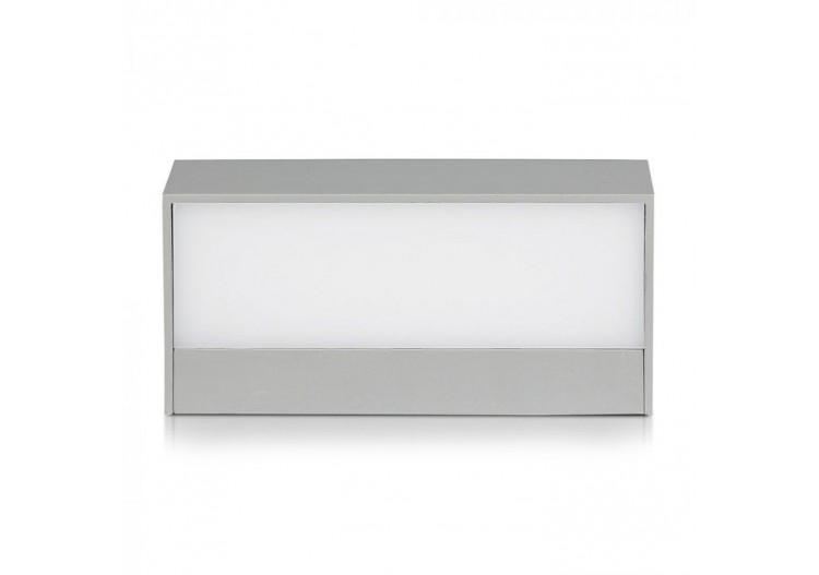 Vt-8056 9w LED haut/bas lumière douce extérieure-corps gris moyen 6400k- 8241 - V-tac