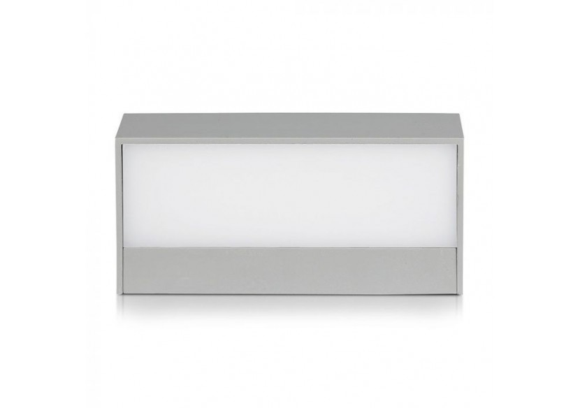Vt-8056 9w LED haut/bas lumière douce extérieure-corps gris moyen 6400k- 8241 - V-tac
