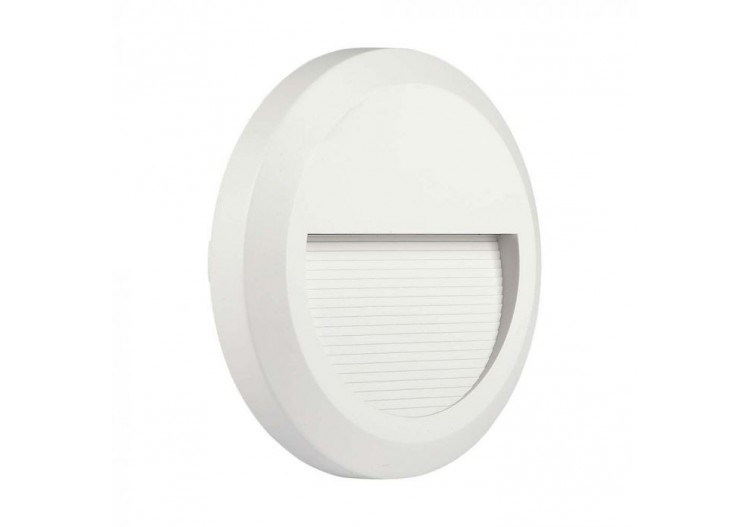 Vt-1142 2w lampe de marche LED 4000k corps blanc rond- 211314 - V-tac