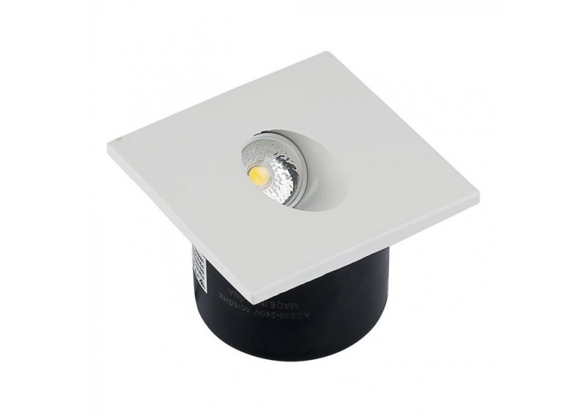 Lampe de balisage LED Vt-1109 3w 3000k carrée- 211209 - V-tac