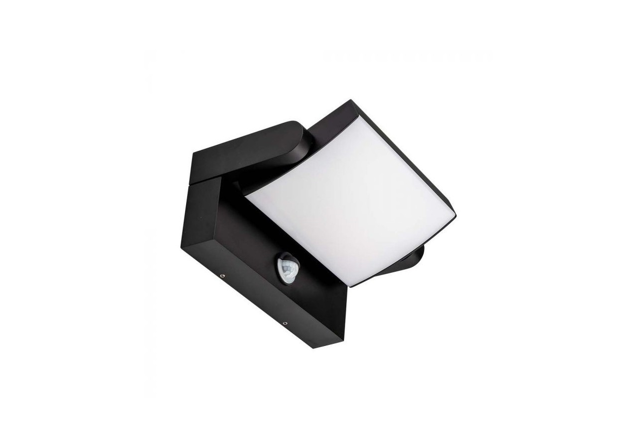 Applique murale LED Vt-11020s 17w avec capteur 4000k corps noir ip65- 2941 - V-tac