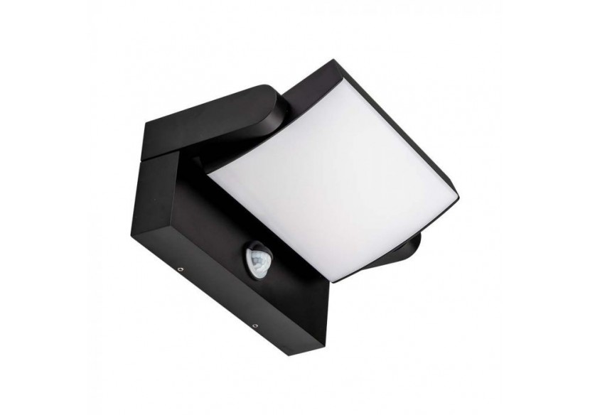 Applique murale LED Vt-11020s 17w avec capteur 4000k corps noir ip65- 2941 - V-tac