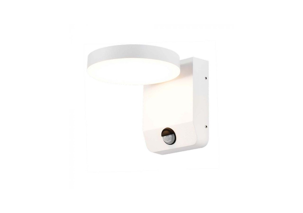 Vt-11020s 17w mur LED capteur de lumière 3000k corps blanc rond ip65- 2954 - V-tac
