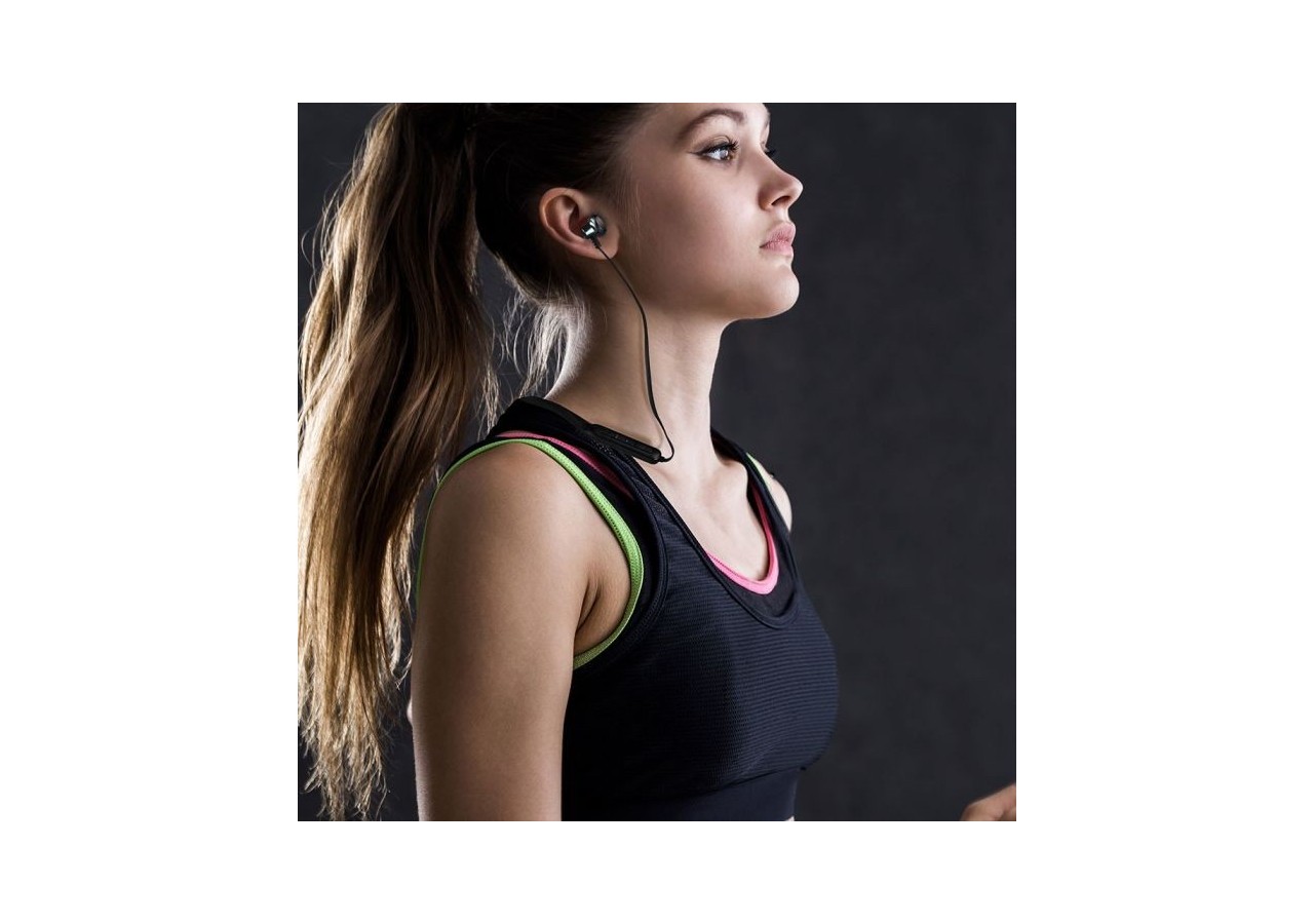 Casque Bluetooth Vt-6166-batterie 500mah-noir- 7710 - V-tac