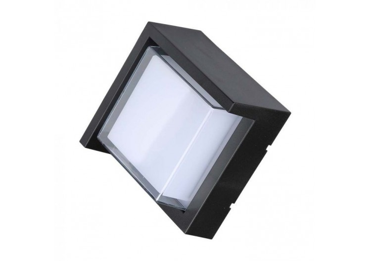 Vt-831 7w applique murale LED couvercle 3000k carré noir- 218610 - V-tac