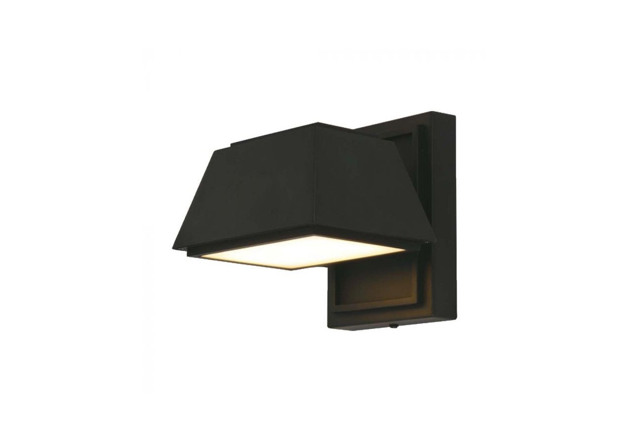 Vt-1192 15w led lumière murale d'extérieur 16x16.5x16.4mm 4000k corps noir ip65- 23027 - V-tac