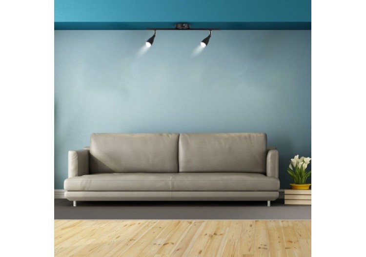 Applique murale LED Vt-810 9w (2 têtes) 4000k noir- 8269 - V-tac