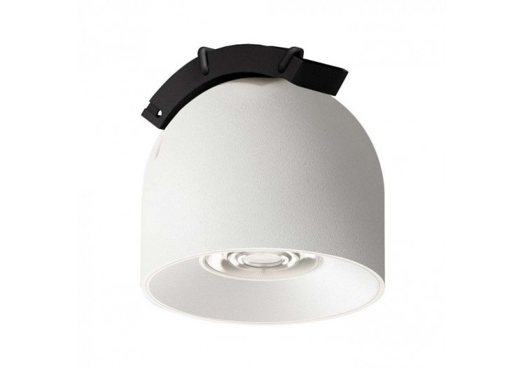 Vt-41012 12w projecteur en tissu magnétique 38'd 3000k corps blanc sable garantie 3 ans- 23105 - V-tac