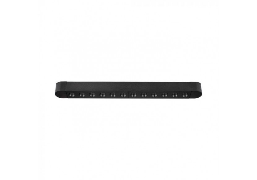 Vt-4212 12w led ultra mince rail magnétique lumière-grille lumière 3000k corps noir- 10237 - V-tac