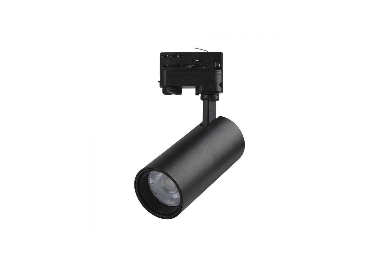 Vt-47030 30w cob led tracklight 3in1 corps noir, réflecteur noir, couverture arrière noire- 8078 - V-tac