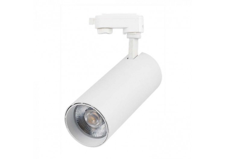 Vt-47050 40w cob led tracklight 3in1 corps blanc, réflecteur blanc, couverture arrière blanche- 8843 - V-tac