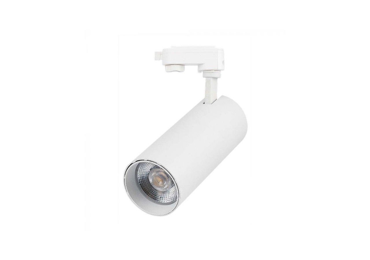 Vt-47050 40w cob led tracklight 3in1 corps blanc, réflecteur blanc, couverture arrière blanche- 8843 - V-tac