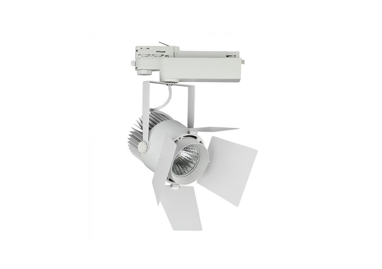 Vt-433 33w LED tracklight puce Samsung 4000k 5 ans de garantie, corps blanc- 369 - V-tac