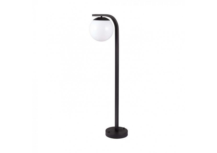 Vt-1157 e27 support de lampe opale pc corps noir mat- 10421 - V-tac Vt-1157 e27 support de lampe opale pc corps noir mat- 10421 - V-tac