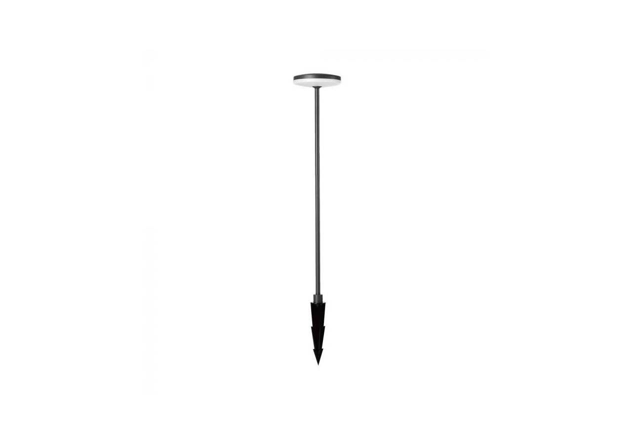 Vt-1160 pique de jardin led 12w 150x800mm 3000k anthracite corps ip65- 23021 - V-tac