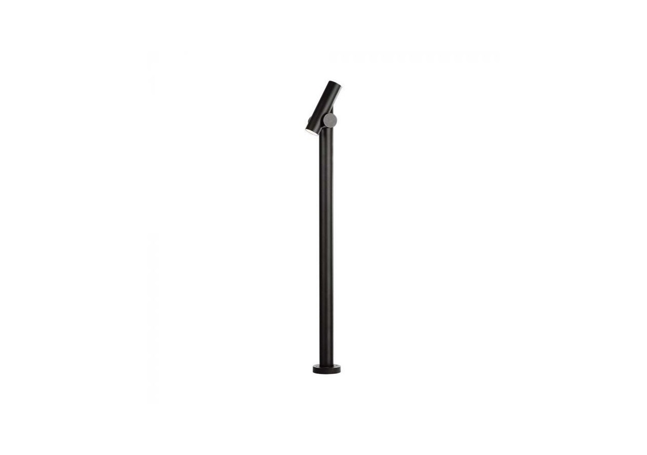 Vt-1187 borne lumière de jardin (129x159x1000mm) module led 600lm 3000k corps noir ip44- 10475 - V-tac