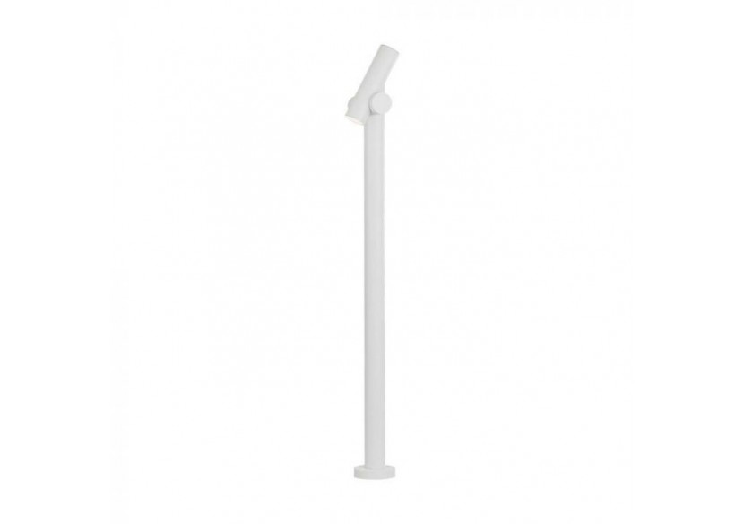 Vt-1187 borne lumière de jardin (129x159x1000mm) module led 600lm 3000k corps blanc ip44- 10476 - V-tac