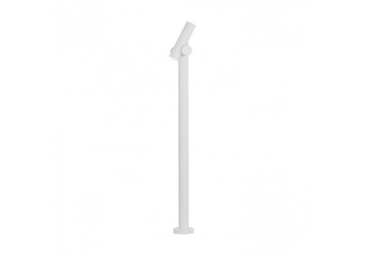 Vt-1187 borne lumière de jardin (129x159x1000mm) module led 600lm 4000k corps blanc ip44- 23052 - V-tac