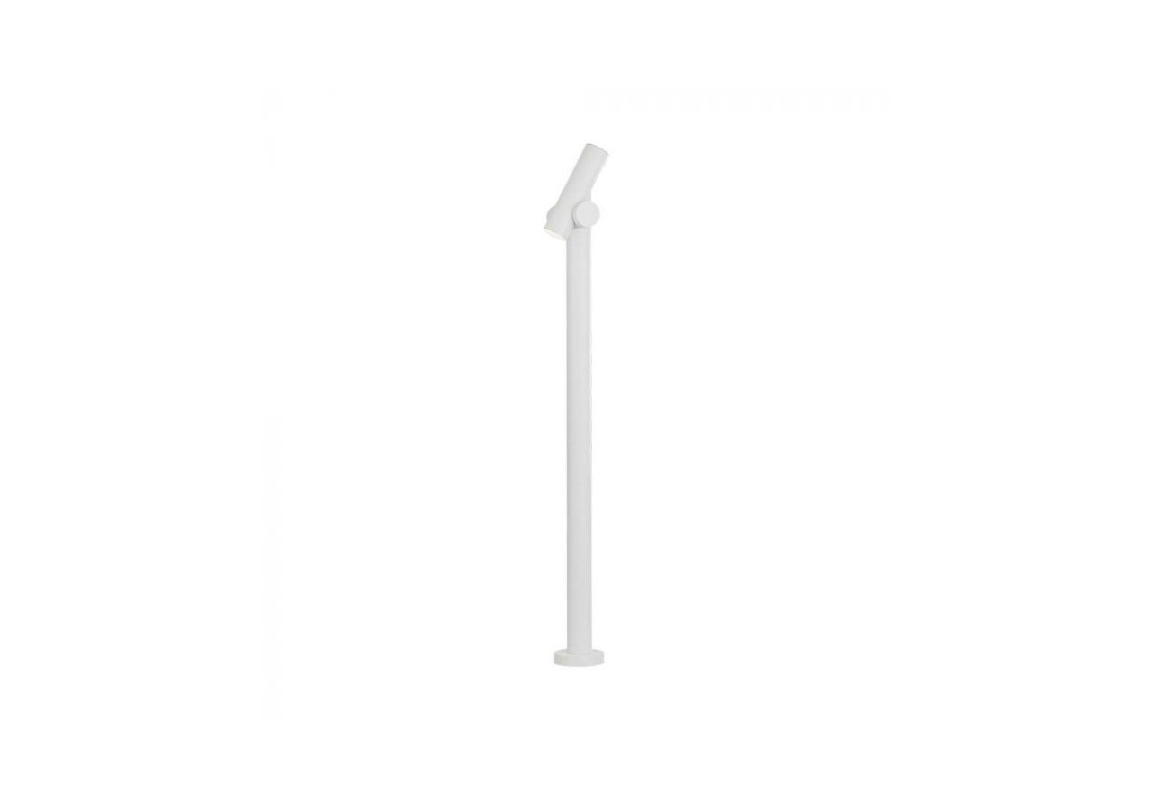 Vt-1187 borne lumière de jardin (129x159x1000mm) module led 600lm 4000k corps blanc ip44- 23052 - V-tac