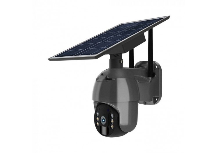 Vt-11024-4g hd capteur de caméra ptz à énergie solaire intelligente corps noir- 11615 - V-tac