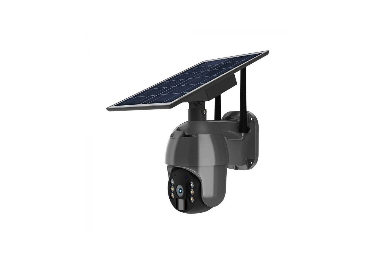 Vt-11024-4g hd capteur de caméra ptz à énergie solaire intelligente corps noir- 11615 - V-tac